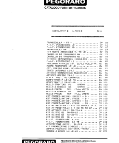 Pegoraro gruppi_vari Parts manual catalog PDF Download