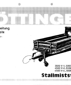 Pottinger 3500_4500_5000_5500_6000_6500 Muck Spreader Parts manual catalog PDF Download