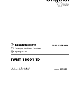 Pottinger Twist_18001 Muck Spreader Parts manual catalog PDF Download