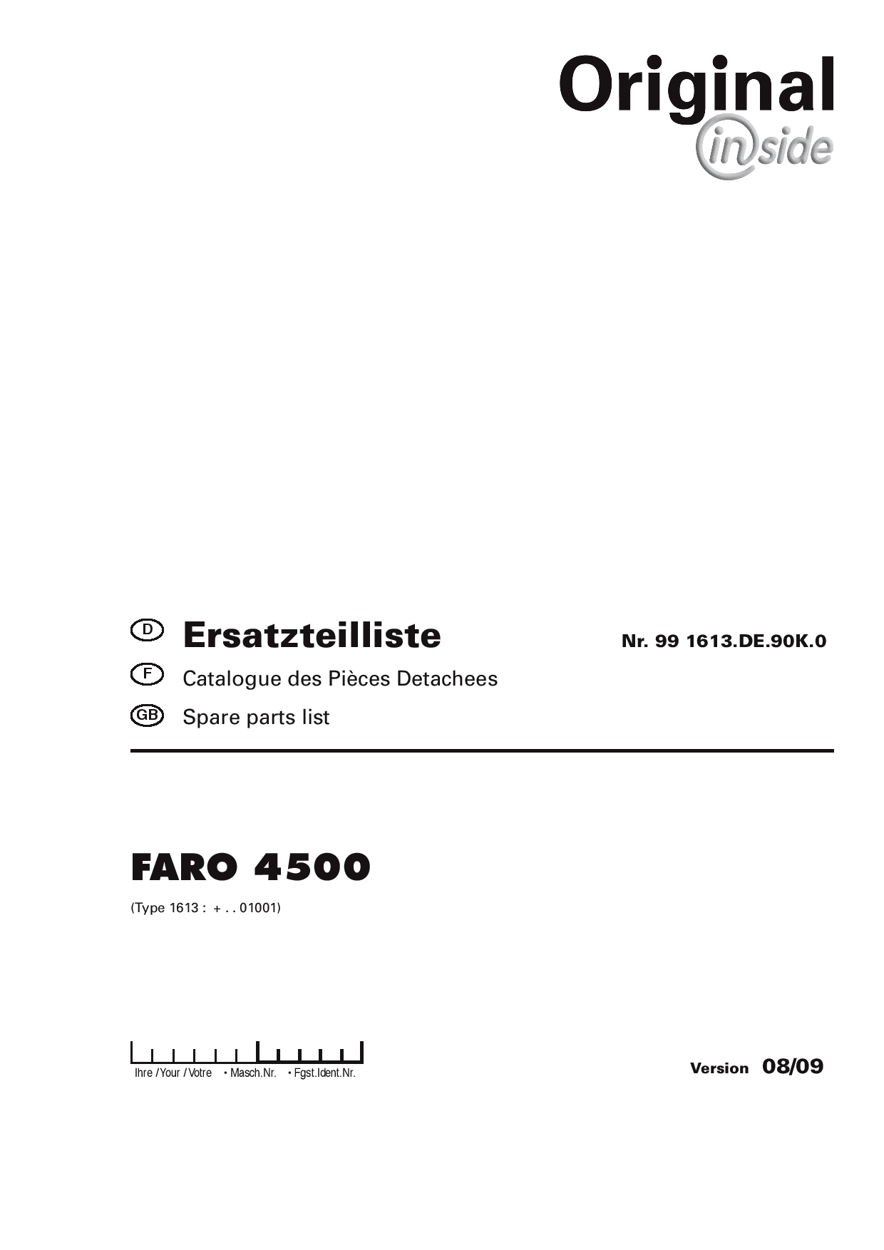 Pottinger faro_4500 Silowagen Parts manual catalog PDF Download