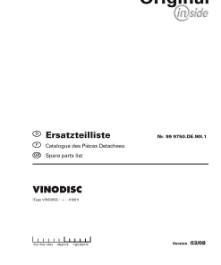 Pottinger vinodisc Disc Parts manual catalog PDF Download