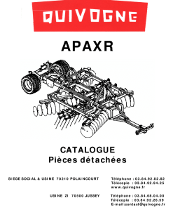 Quivogne APAXR Parts manual catalog PDF Download