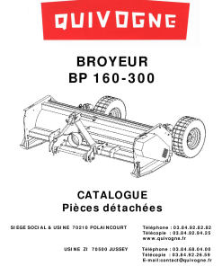 Quivogne BP160_300 Parts manual catalog PDF Download