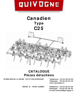 Quivogne C25 Parts manual catalog PDF Download