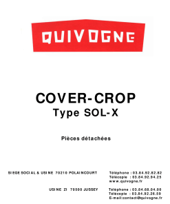 Quivogne Cover-Crop_Sol-X Parts manual catalog PDF Download