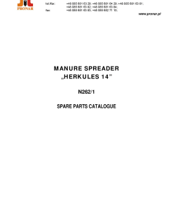 Quivogne Herkules_14_N262-1 Parts manual catalog PDF Download