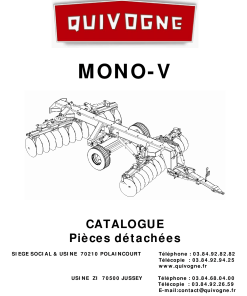 Quivogne Mono-V Parts manual catalog PDF Download