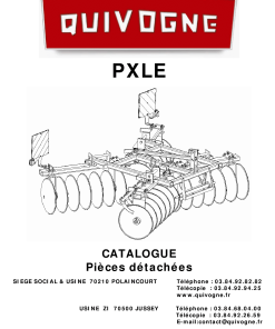 Quivogne PXLE Parts manual catalog PDF Download