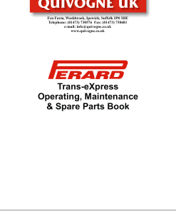 Quivogne Perard_Trans-Express Parts manual catalog PDF Download