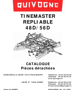 Quivogne Tinemaster_Repliable_48D_56D Parts manual catalog PDF Download
