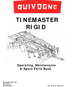 Quivogne Tinemaster_rigid Parts manual catalog PDF Download