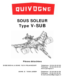 Quivogne V-SUB Parts manual catalog PDF Download