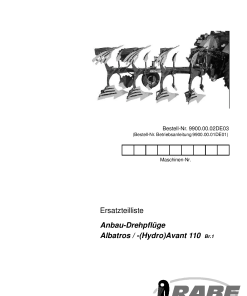Rabewerk Avant_110 Parts manual catalog PDF Download