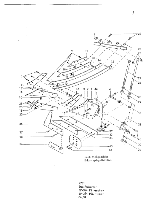 Rabewerk BP-324PS P Parts manual catalog PDF Download