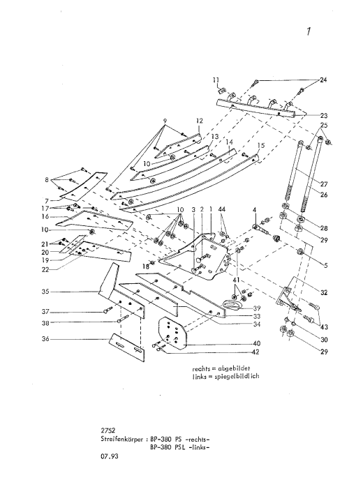 Rabewerk BP-380PS P Parts manual catalog PDF Download