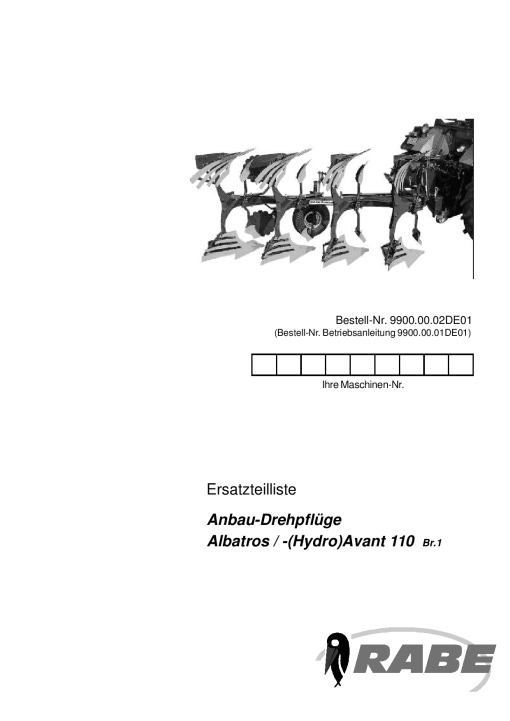 Rabewerk Raven_Raven Avant Parts manual catalog PDF Download