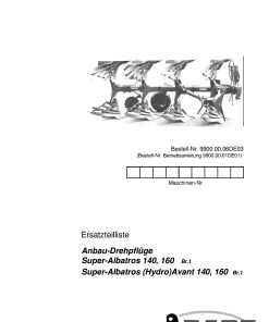 Rabewerk Super_Albatros_HydroAvant_140_160 Parts manual catalog PDF Download