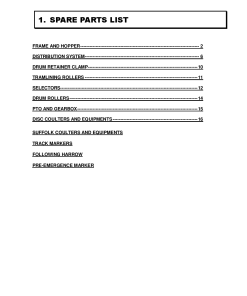 Rau Advansem Seed_drill Parts manual catalog PDF Download