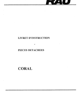Rau Coral Disc_Harrow Parts manual catalog PDF Download