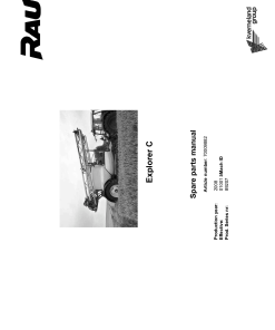 Rau Explorer_C Sprayer Parts manual catalog PDF Download