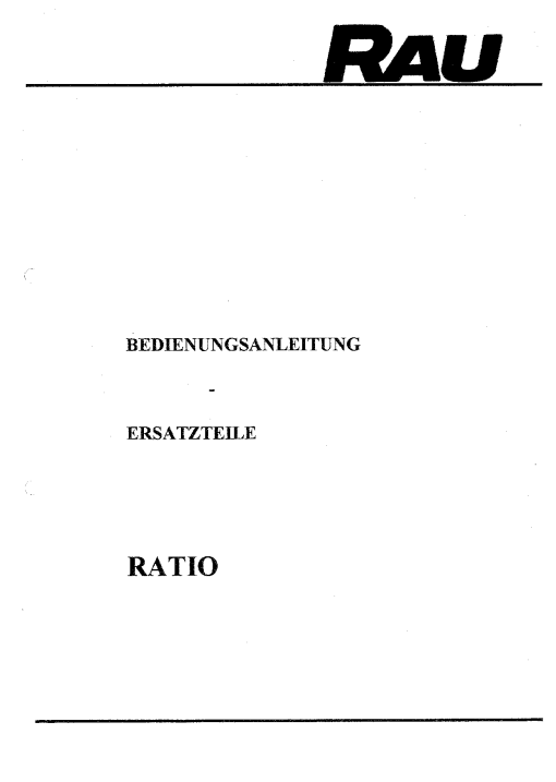 Rau Ratio Disc_Harrow Parts manual catalog PDF Download