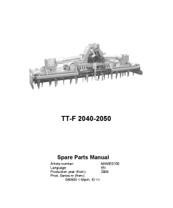 Rau TT-F2040_TT-F2050 Power_harrows Parts manual catalog PDF Download