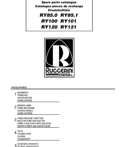 Ruggerini RY85_RY100_RY101_RY120_RY121 Parts manual catalog PDF Download