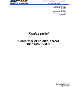 Samasz KDT_180 Parts manual catalog PDF Download