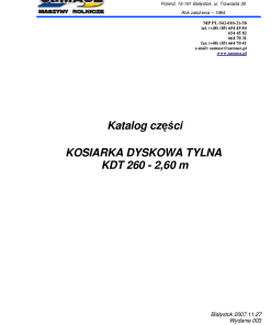 Samasz KDT_260 Parts manual catalog PDF Download