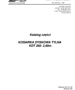 Samasz KDT_260_2013 Parts manual catalog PDF Download
