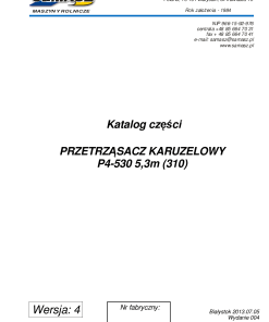 Samasz P4-530_2013 Parts manual catalog PDF Download