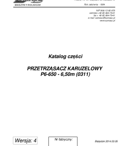 Samasz P6-650 Parts manual catalog PDF Download