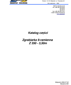 Samasz Z350_2006 Parts manual catalog PDF Download