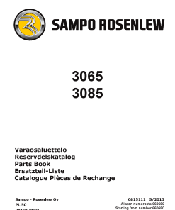 Sampo 3065_3085 Parts manual catalog PDF Download