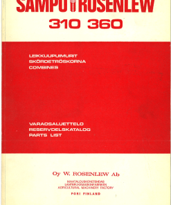 Sampo 310_360 Parts manual catalog PDF Download