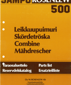 Sampo 500 Parts manual catalog PDF Download
