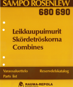 Sampo 680_690 Parts manual catalog PDF Download
