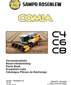 Sampo Comia_C4_C6_C8 Parts manual catalog PDF Download