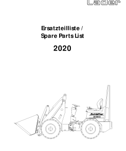 Schaffer 2020 Parts manual catalog PDF Download