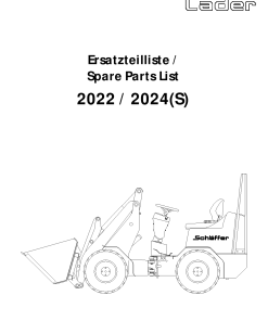 Schaffer 2022_2024 Parts manual catalog PDF Download