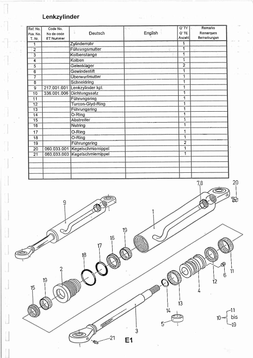 Schaffer 221 Parts manual catalog PDF Download
