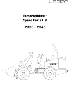 Schaffer 2336_2345 Parts manual catalog PDF Download