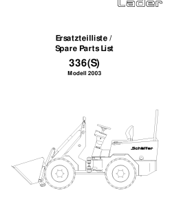 Schaffer 336S Parts manual catalog PDF Download