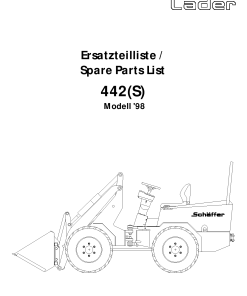 Schaffer 442S Parts manual catalog PDF Download