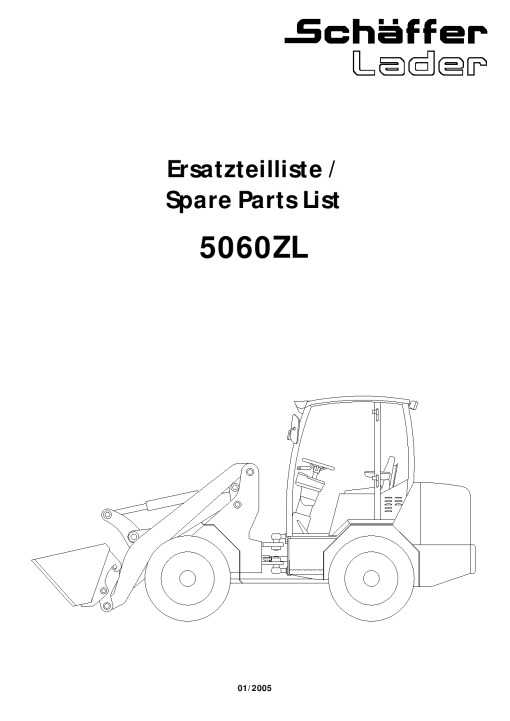 Schaffer 5060 Parts manual catalog PDF Download