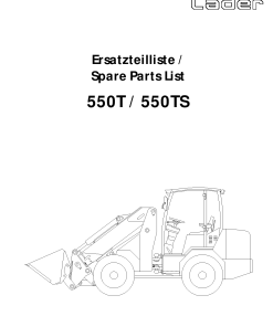 Schaffer 550T_550TS Parts manual catalog PDF Download