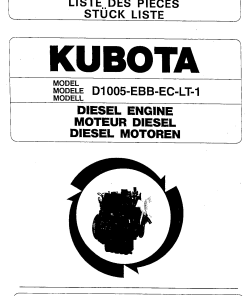 Schaffer D1005 Engine Parts manual catalog PDF Download