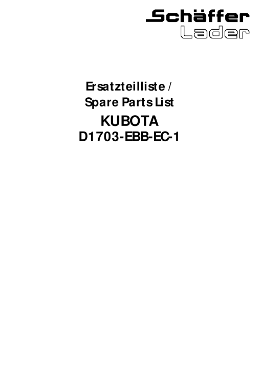 Schaffer D1703_EBB_EC Engine Parts manual catalog PDF Download