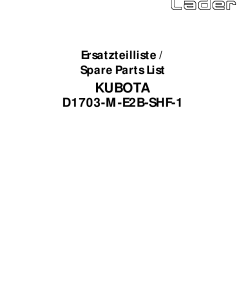 Schaffer D1703_M_E2B_SHF Engine Parts manual catalog PDF Download