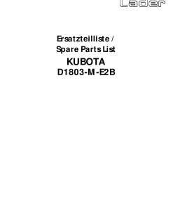 Schaffer D1803 Engine Parts manual catalog PDF Download